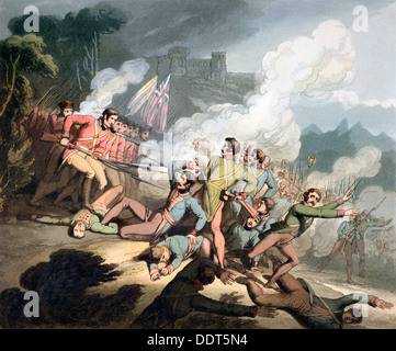 Bataille de Busaco, Portugal, 27 septembre 1810 (1819). Artiste : T Fielding Banque D'Images
