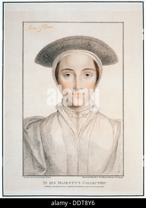 Anne de Clèves, 1539, (1796). Artiste : Francesco Bartolozzi Banque D'Images