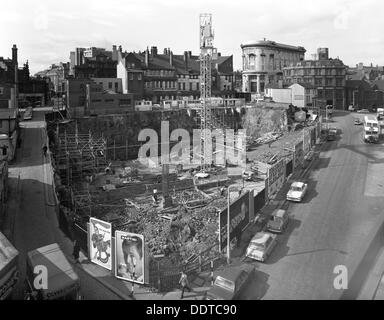 Développement commercial sur Campo Lane, Sheffield, South Yorkshire, 1967. Artiste : Michael Walters Banque D'Images
