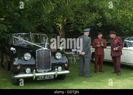 Rolls Royce Voiture de mariage. Uk HOMER SYKES Banque D'Images
