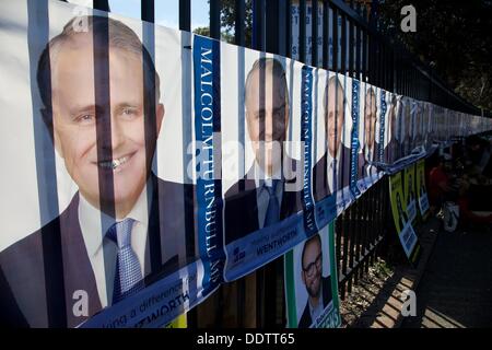 L'élection fédérale de l'Australie, 2013, la plage de Bondi NSW Australie Banque D'Images