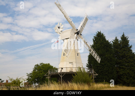 Woodchurch Moulin Kent England UK un moulin restauré smock placés sur ce site en 1820 Banque D'Images