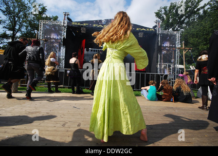 Le caractère pittoresque à 2012 Fantasy Fair Arcen Pays-Bas Banque D'Images