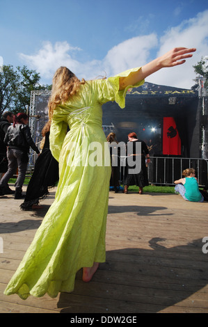 Le caractère pittoresque à 2012 Fantasy Fair Arcen Pays-Bas Banque D'Images