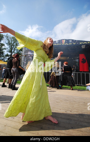 Le caractère pittoresque à 2012 Fantasy Fair Arcen Pays-Bas Banque D'Images