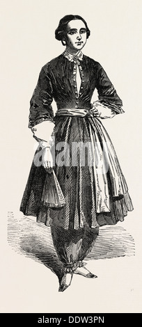 AMELIA BLOOMER, CONCEPTEUR DE LA NOUVELLE ROBE Banque D'Images