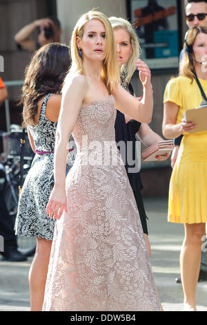 Toronto, Canada. Le 06 août, 2013. Sarah Paulson arrive au TIFF's Princess of Wales Theatre à Toronto, Canada le 06 septembre 2013 pour le premier ministre de 12 ans, un esclave. Credit : Victor Biro/Alamy Live News Banque D'Images