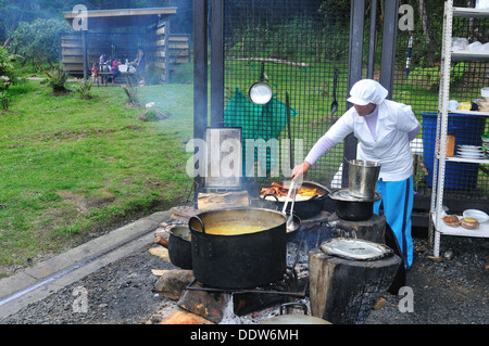 Sancocho dans Parque Arvi - Santa Elena .Département d'Antioquia. Colombie Banque D'Images