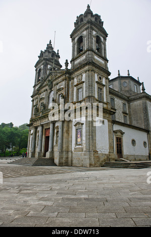 Bom Jesus de Monte StepsThis,sur la colline de la chapelle dédiée à la Sainte Croix a été reconstruite au 15ème/6ème siècles.Braga, Portugal Banque D'Images