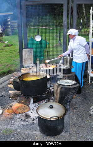 Sancocho dans Parque Arvi - Santa Elena .Département d'Antioquia. Colombie Banque D'Images