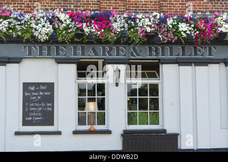 Le Hare & pub de billettes à Blackheath, Londres. Banque D'Images