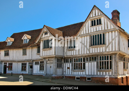 Place du Marché Guildhall Lavenham Suffolk Angleterre Banque D'Images