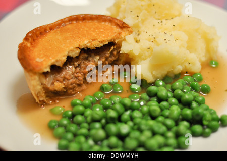 Un repas fait maison. Banque D'Images