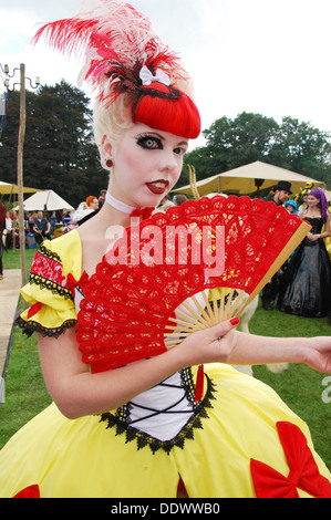 Le caractère pittoresque à 2012 Fantasy Fair Arcen Pays-Bas Banque D'Images