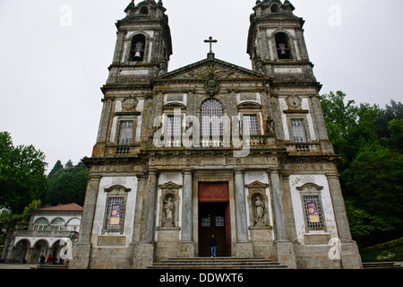 Bom Jesus de Monte StepsThis,sur la colline de la chapelle dédiée à la Sainte Croix a été reconstruite au 15ème/6ème siècles.Braga, Portugal Banque D'Images