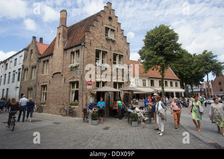 Mariastraat Bruge Brugge Bruges Belgique Belgique Europe Banque D'Images