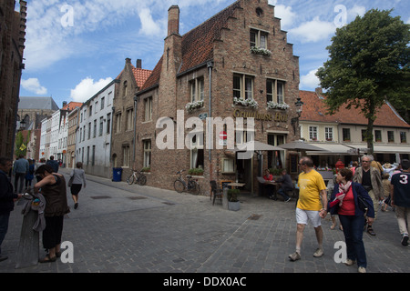 Mariastraat Bruge Brugge Bruges Belgique Belgique Europe Banque D'Images