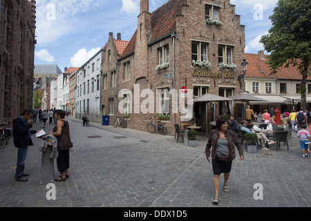 Mariastraat Bruge Brugge Bruges Belgique Belgique Europe Banque D'Images