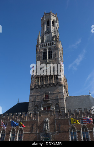 Grand marché Grote Markt place Burg Bruges Brugge Bruges Belgique Belgique Banque D'Images