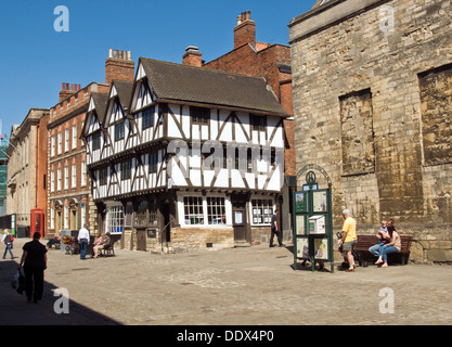 Ville de Lincoln la vieille ville historique en Angleterre Ray Boswell Banque D'Images