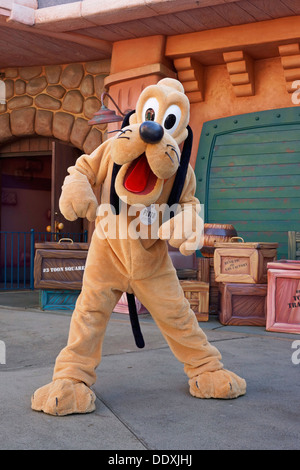 Pluton, caractère, Disneyland Resort, parc à thème, Anaheim en Californie Banque D'Images
