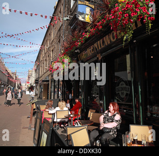 Rose Street, Edinburgh, Ecosse, Royaume-Uni - Les Sorinières Banque D'Images