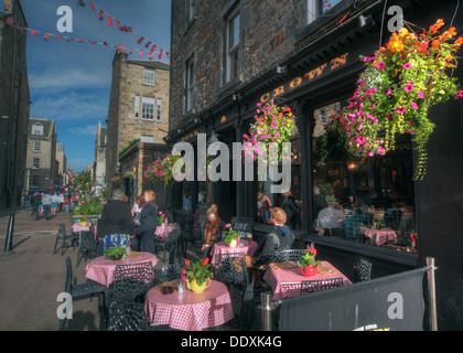 Rose Street, Edinburgh, Ecosse, Royaume-Uni un endroit pour boire,manger,parti - le bar de la Couronne Banque D'Images