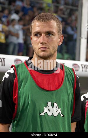 Ventsislav Hristov (BUL), 6 septembre 2013 - Football : Football / Coupe du Monde de la FIFA, Brésil 2014 Zone Europe Qualificatif Groupe B match entre l'Italie 1-0 Bulgarie au Stadio Renzo Barbera de Palerme, Italie. (Photo de Maurizio Borsari/AFLO) Banque D'Images