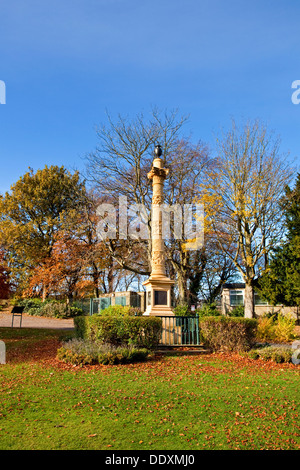 Le Godfrey Sykes monument à Weston Park Sheffield South Yorkshire, UK Banque D'Images