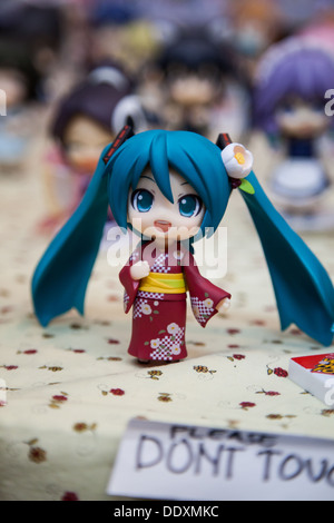 Jakarta, Indonésie, le 8 septembre 2013 : Anime figurine modèle présenté sur l'un des anime en Asie du Festival 2013. Banque D'Images