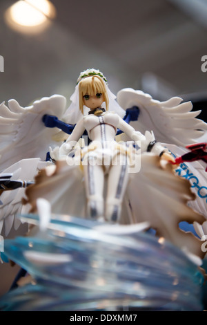 Jakarta, Indonésie, le 8 septembre 2013 : Anime figurine modèle présenté sur l'un des anime en Asie du Festival 2013. Banque D'Images