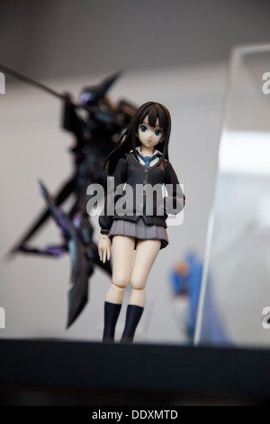 Jakarta, Indonésie, le 8 septembre 2013 : Anime figurine modèle présenté sur l'un des anime en Asie du Festival 2013. Banque D'Images