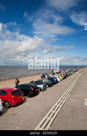 Line-up de la promenade de Blackpool jour  Ford Show 2013. Banque D'Images