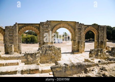 Le grand portique à Madinat al-Zahara (Medina Azahara), Espagne, 2007. Artiste : Samuel Magal Banque D'Images