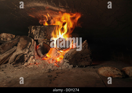 Feu de camp Banque D'Images