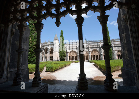 Cloître du Roi Jean I, Monastère de Batalha, Batalha, Portugal, 2009. Artiste : Samuel Magal Banque D'Images