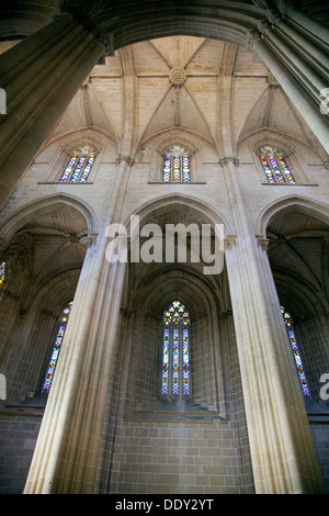 Intérieur de la Chapelle du Fondateur, Monastère de Batalha, Batalha, Portugal, 2009. Artiste : Samuel Magal Banque D'Images