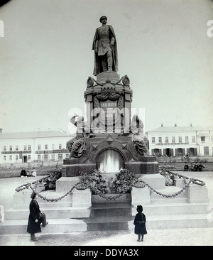 Le Tsar Alexandre II Monument à Samara, Russie, 1890. Artiste : Inconnu Banque D'Images