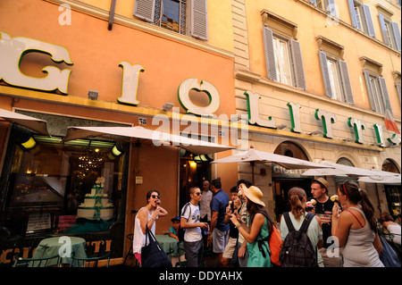 Italie, Rome, Gelateria Giolitti Banque D'Images