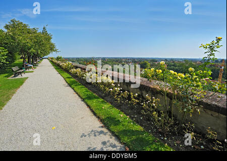 Jardin de la Cour de Dachau Palace, Dachau, Bavière Banque D'Images