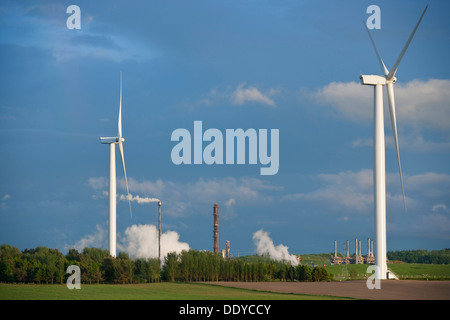 Little Raith Wind Farm Mossmorran Fife Ecosse Banque D'Images