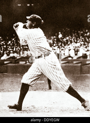 Babe Ruth, joueur de baseball américain, c1914-c1935. Artiste : Inconnu