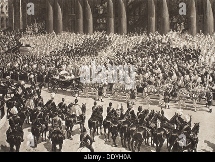 Le Jubilé de diamant de la reine Victoria, Londres, 22 juin 1897 (1901). Artiste : G Amato Banque D'Images