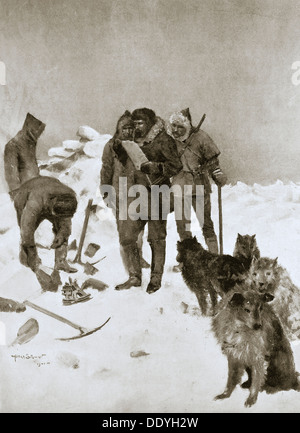 Le capitaine McClintock's search for missing explorateur de l'Arctique, Sir John Franklin, 6 mai 1859 (1901). Artiste : Inconnu Banque D'Images