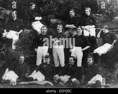 Nottingham Forest Football Club Photo de groupe, 1884-1885. Artiste : Inconnu Banque D'Images