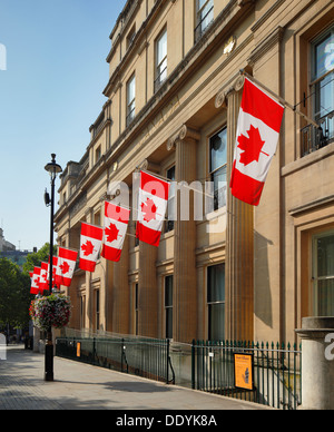 La Maison du Canada, Trafalgar Square, Londres. Banque D'Images