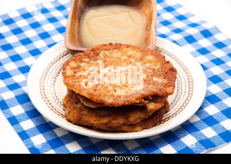 Crêpes de pommes de terre Banque D'Images