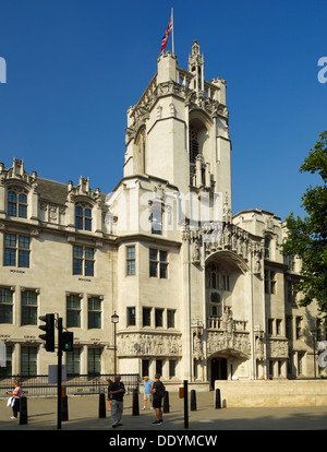 Le Middlesex Guildhall, l'emplacement de la Cour suprême, la place du Parlement, Londres. Banque D'Images