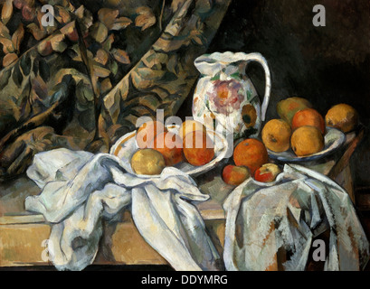 "La vie avec des draperies, c1895. Artiste : Paul Cezanne Banque D'Images