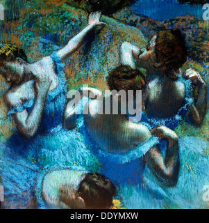 'Dancers dans Blue', c1898. Artiste : Edgar Degas Banque D'Images